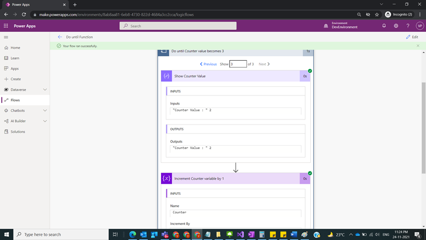 Usage Of Do Until Function In Power Automate